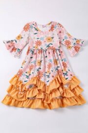 Daisy Blooms Girls Maxi Dress - Image 3