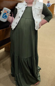 Girls Solid Tiered Maxi Dress  D3802 - Image 4