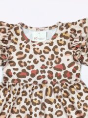 Autumn Leopard Girls Dress Tunic - Image 2