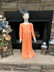 Girls Solid Color Maxi Dress AL5004-1 - Image 10