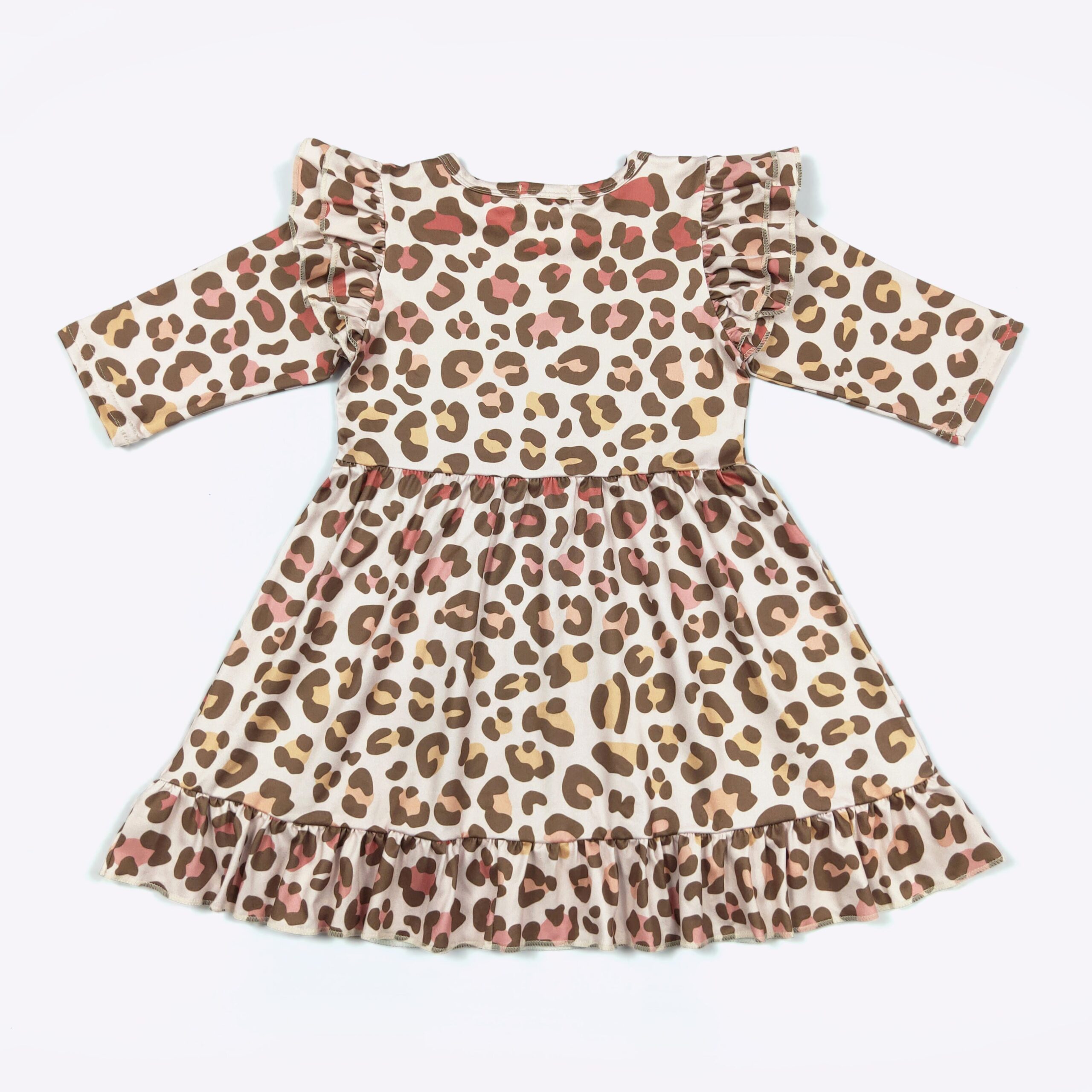 d3cbe354e05af9262d107bdb430bb4f6.jpeg Autumn Leopard Girls Dress Tunic - Image 1