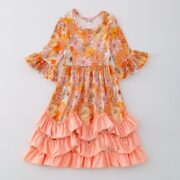 Laurel Blooms Girls Ruffle Maxi Dress - Image 3